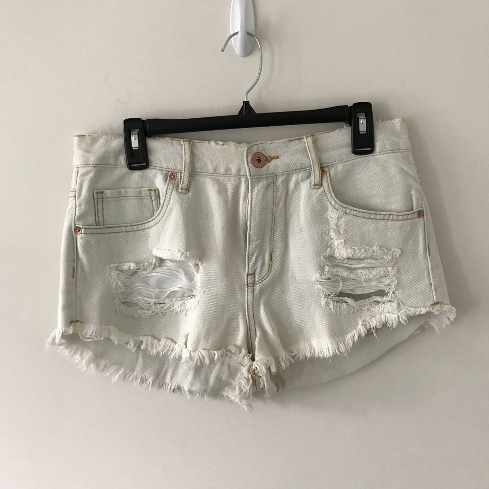 Bullhead High Rise Denim Shorts